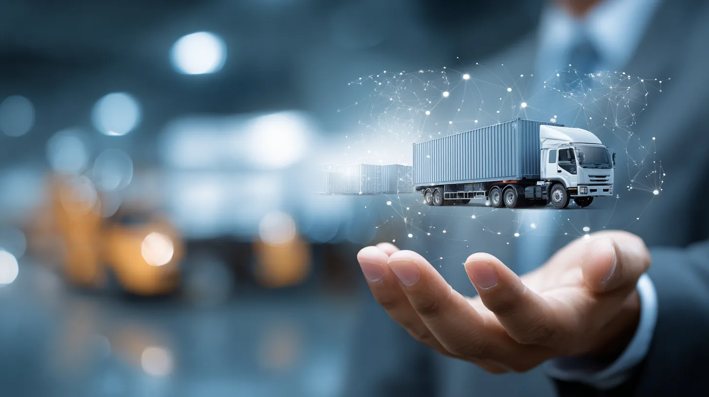 Transport logistics background