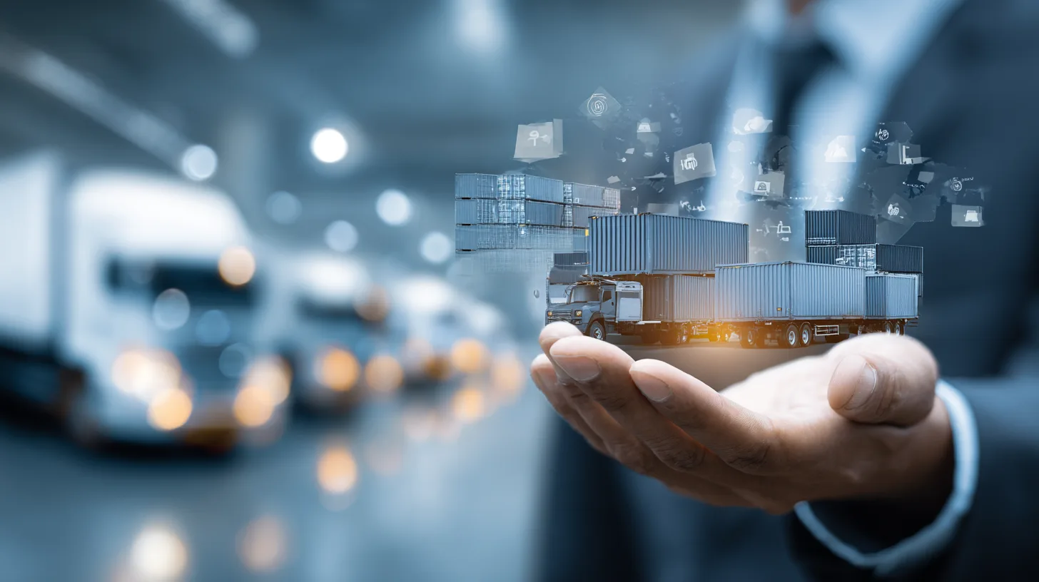 Logistics background